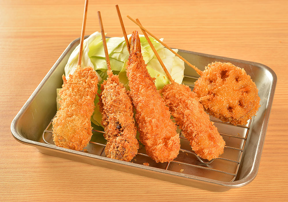 日本一の串かつ横綱定番5本セット