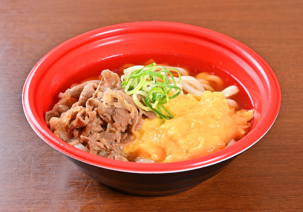 冷やしぶっかけ和牛肉玉うどん