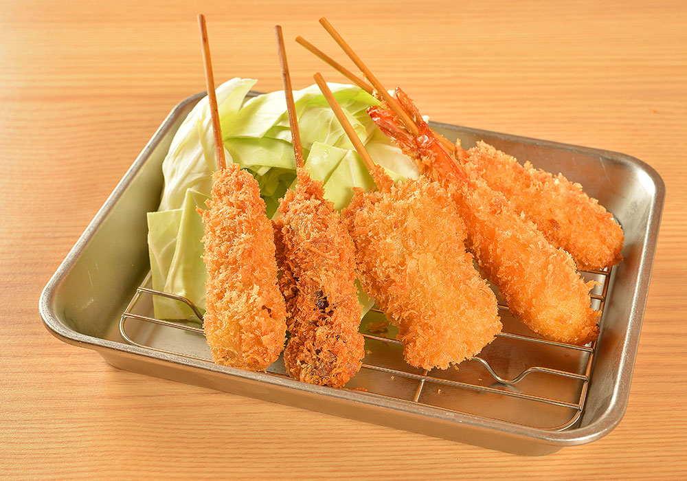 串かつ肉海鮮5本セット