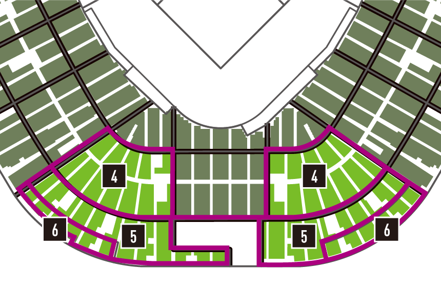 シート一覧｜HANSHIN KOSHIEN STADIUM SEASON SEAT 2024｜阪神タイガース2025年 年間予約席