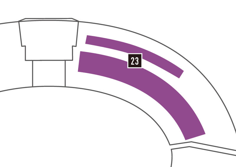 ライト外野指定席の座席表