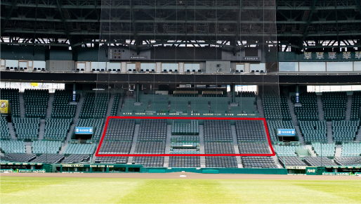 グリーンプレミアムシートエリア