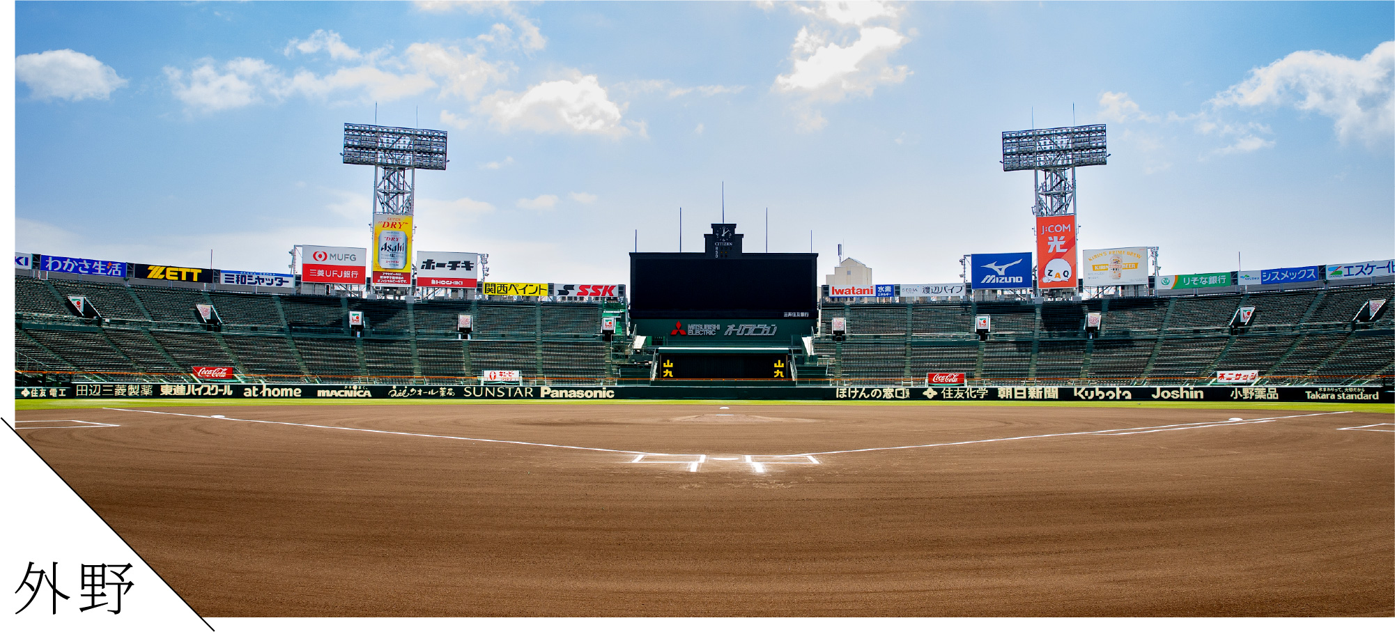 心を揺さぶる興奮と一体感の外野エリア