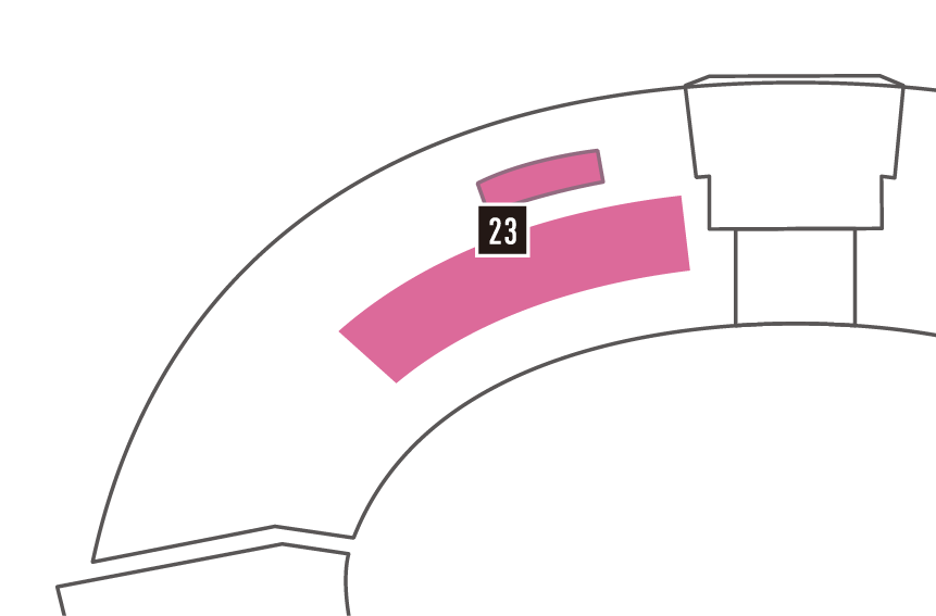 レフト外野指定席の座席表