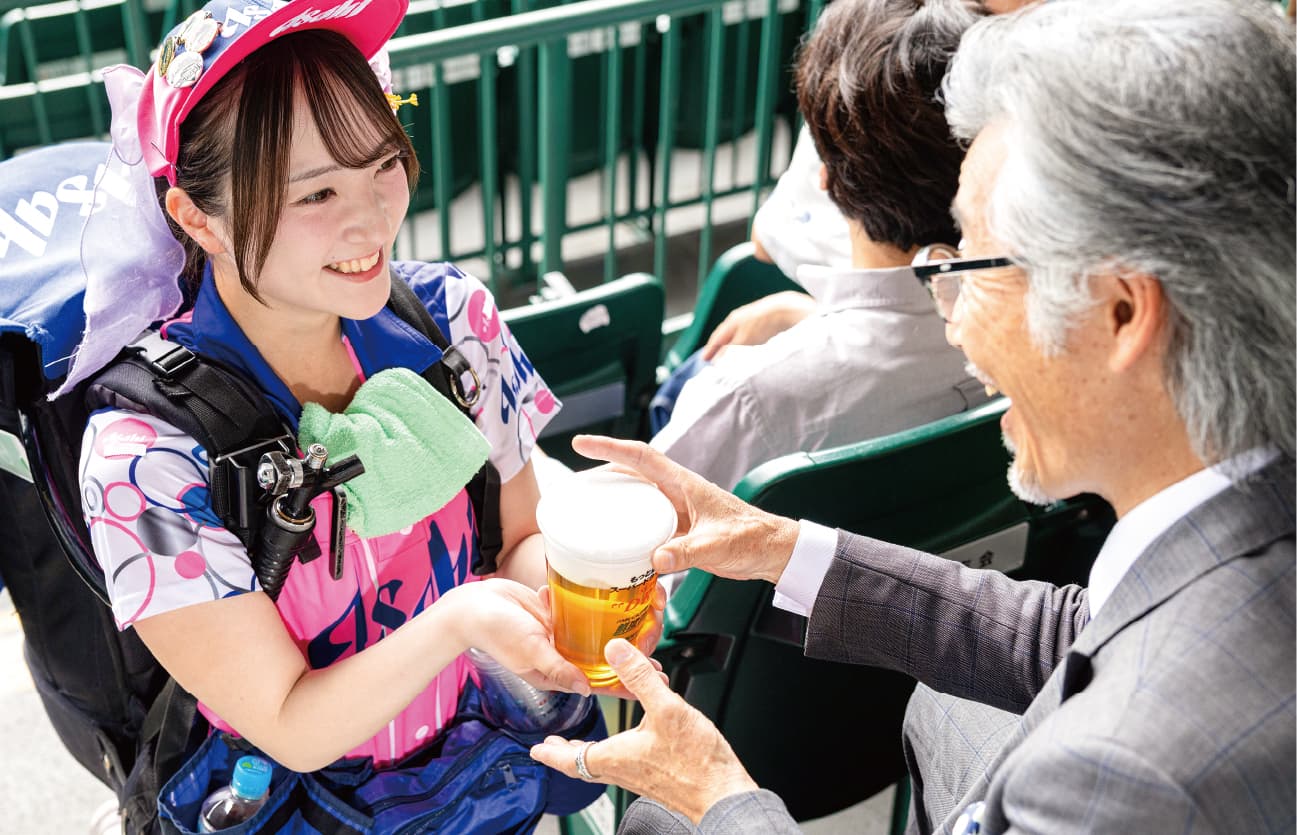 ビール売り子