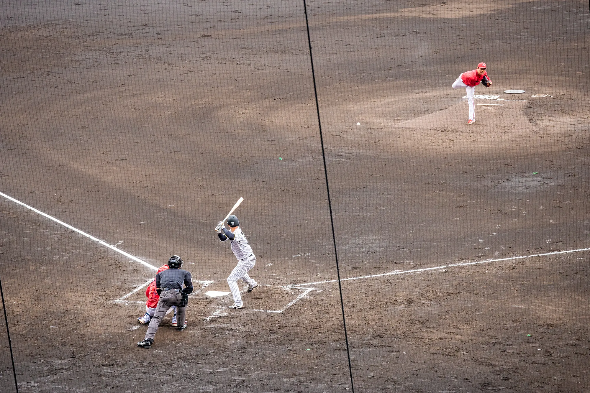 グリーンシートからの風景写真