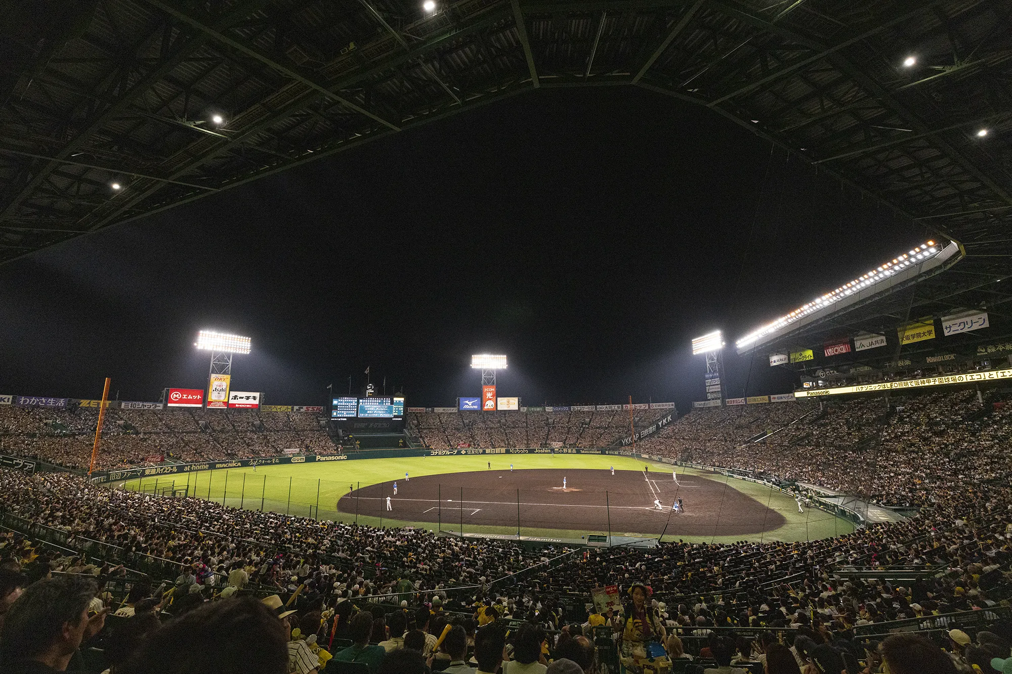グリーンシートからの風景写真