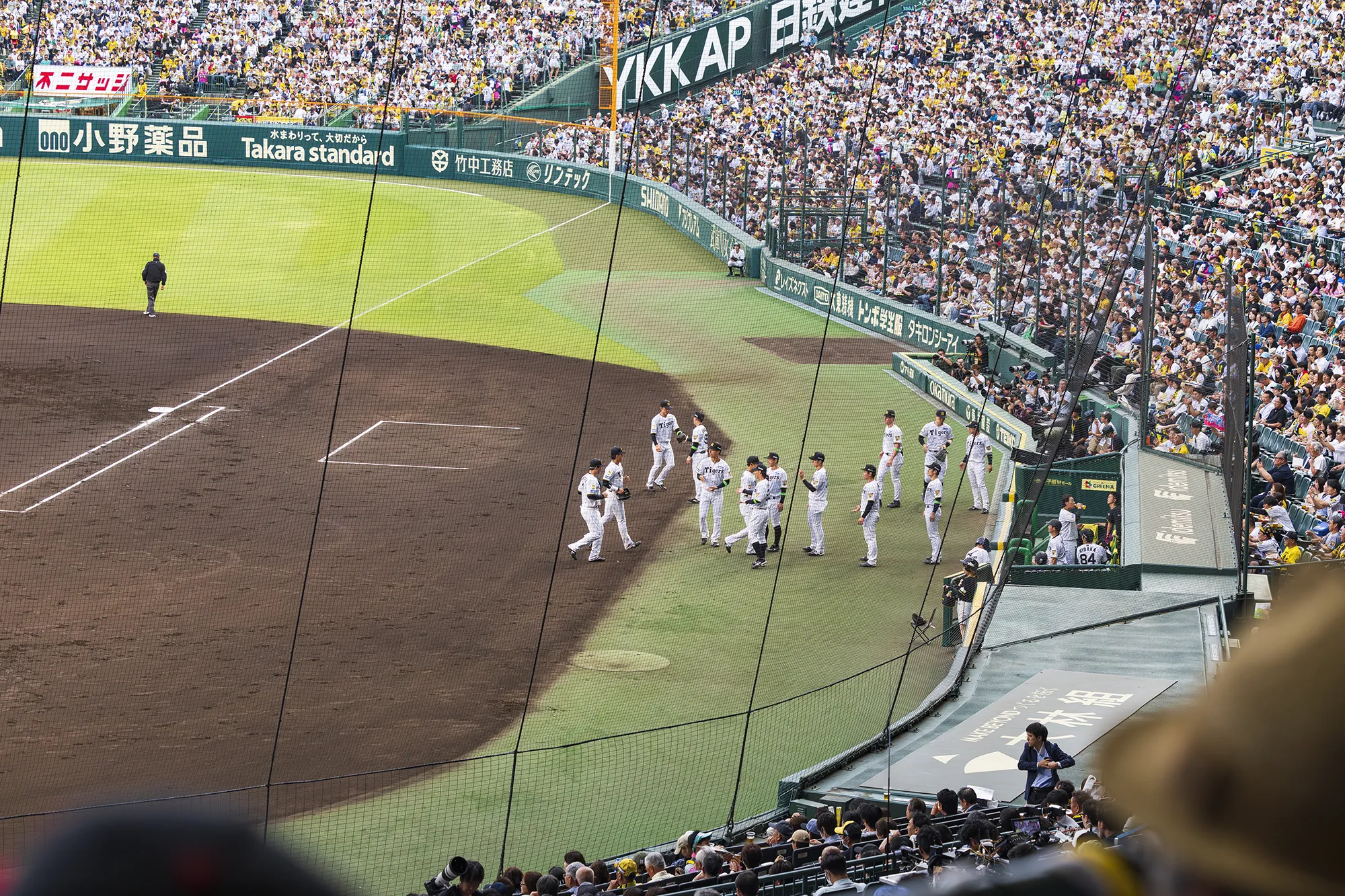 グリーンシートからの風景写真