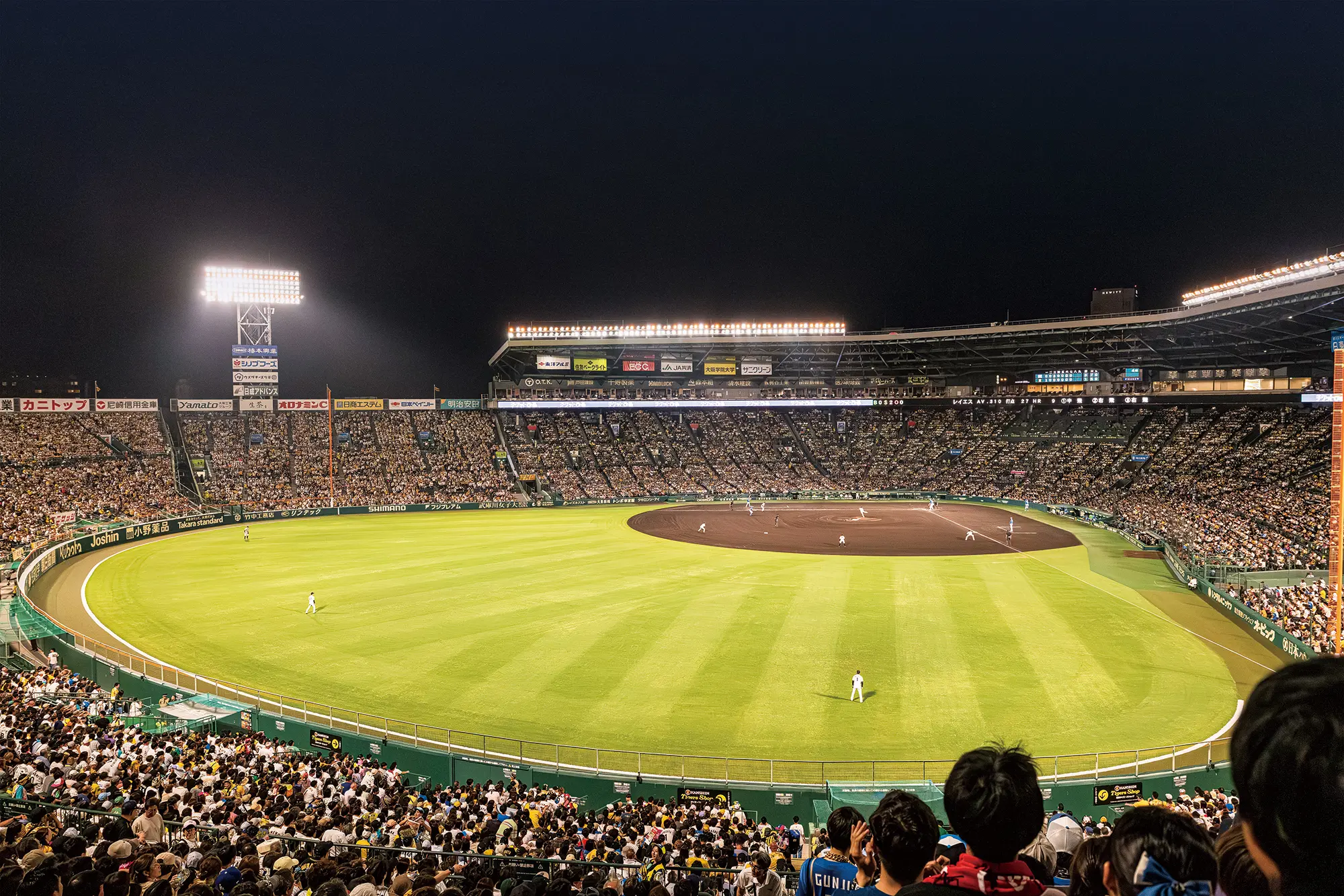 レフト外野指定席からの風景写真