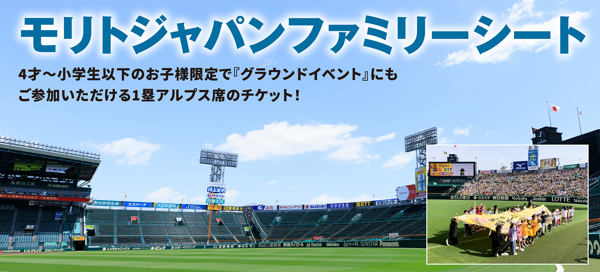 6月24日（日）阪神vs広島 トップ 1塁アルプス ファミリーシート引換券